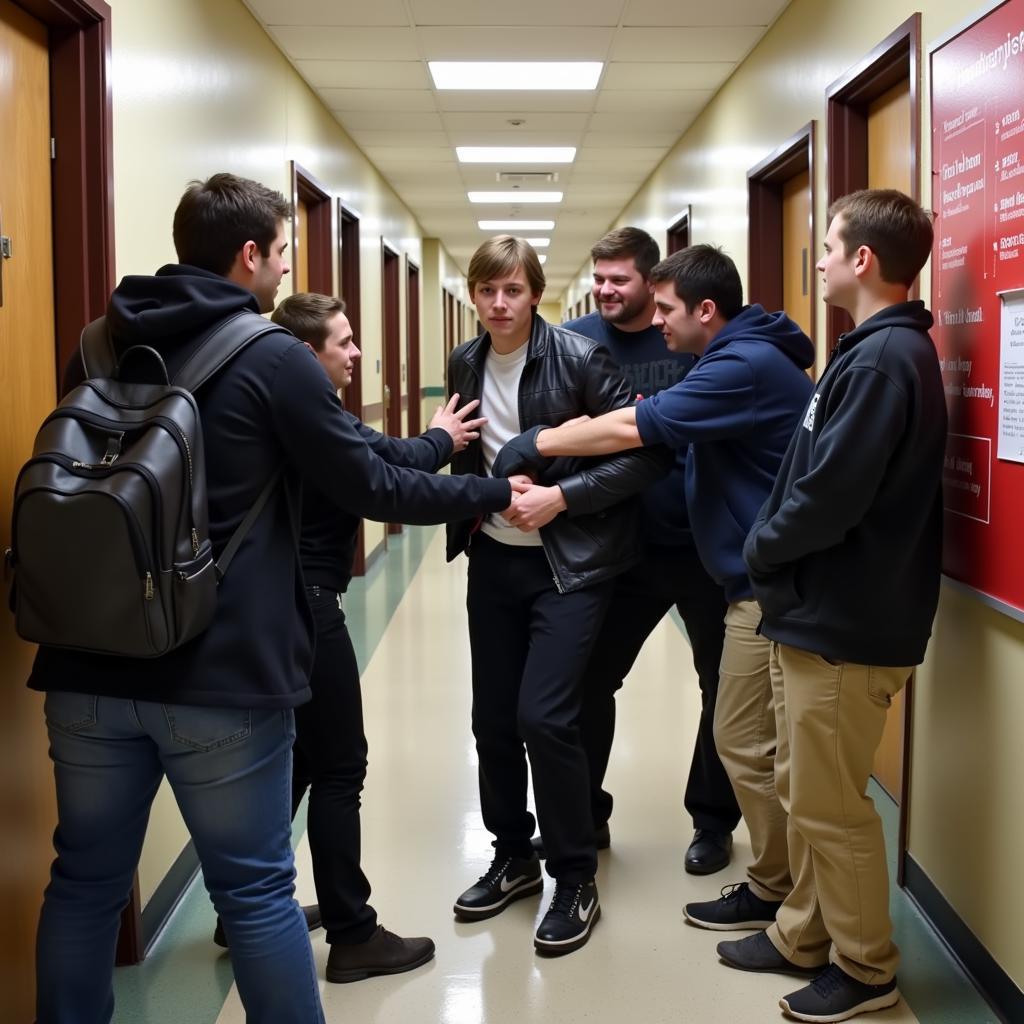 Physical bullying in school