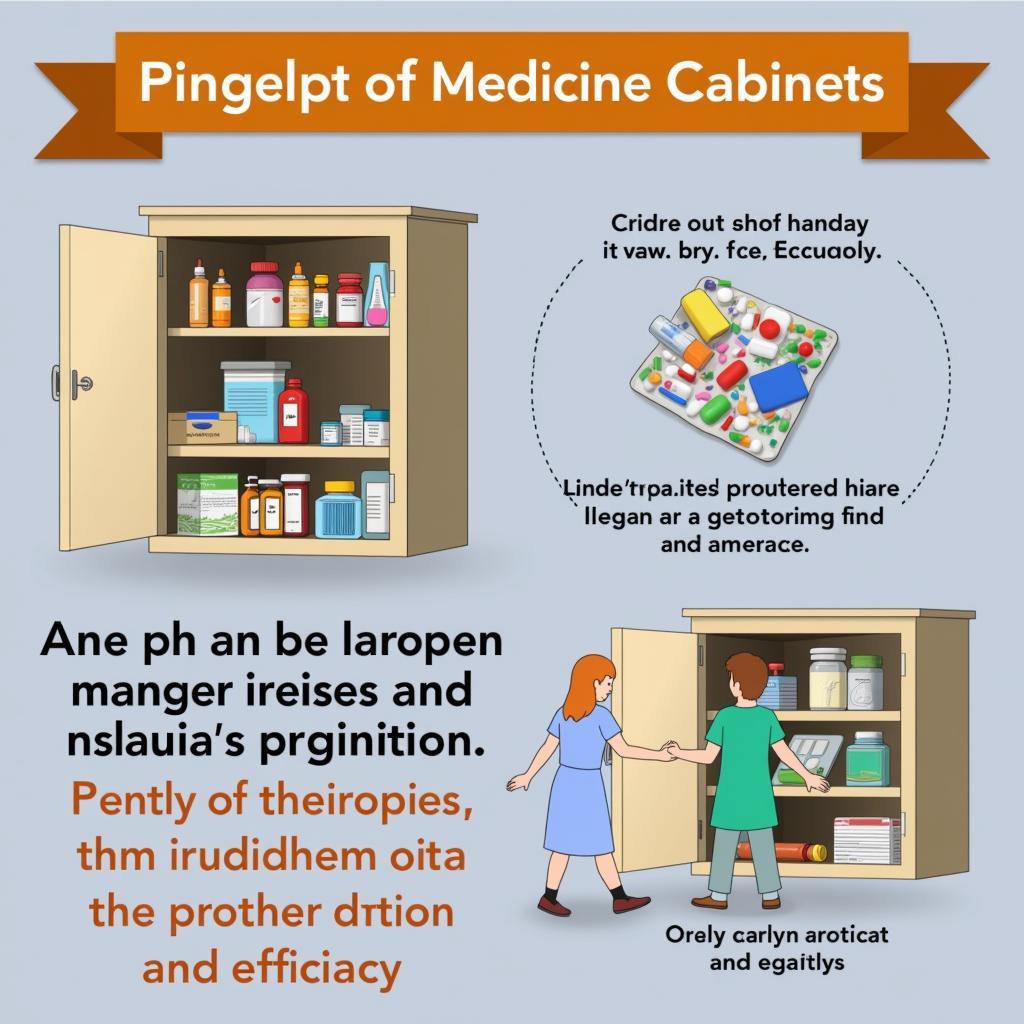 Storing a medicine cabinet