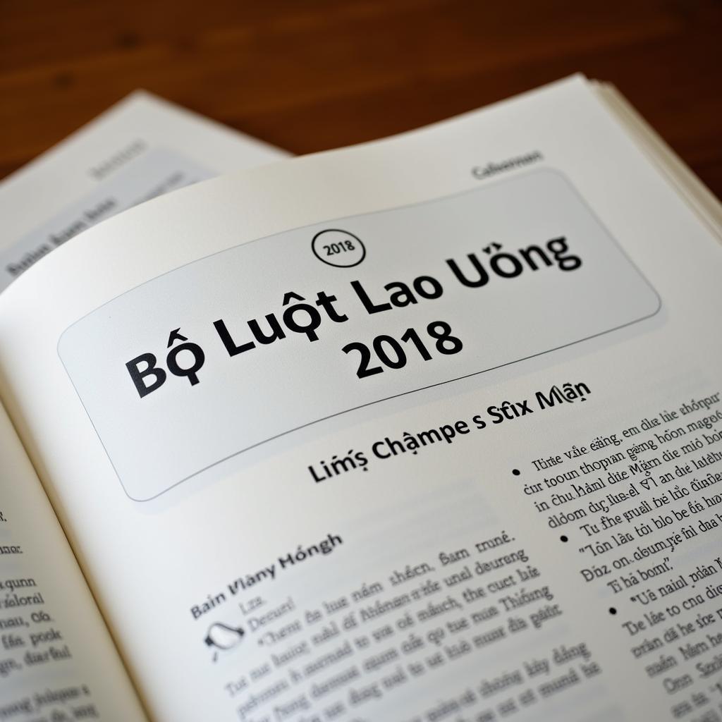 Bộ Luật Lao Động 2018