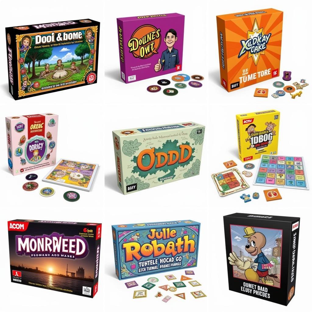 Hình ảnh các loại board game odd luật chơi