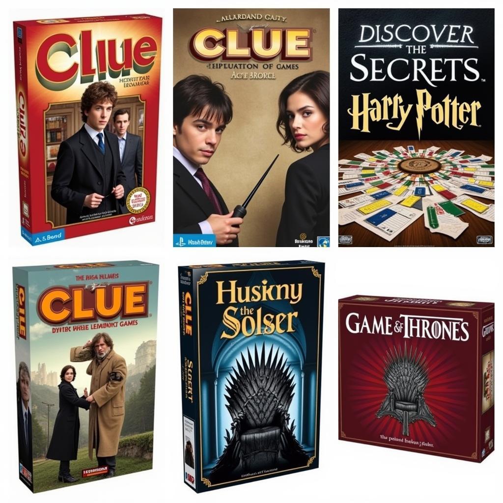 Các Phiên Bản Clue Board Game Khác Nhau