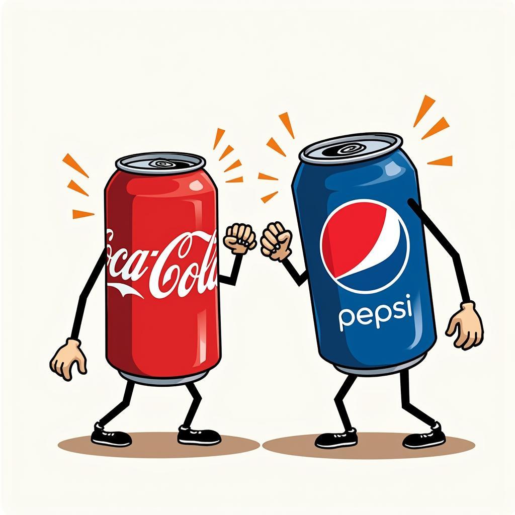 Coca Cola và Pepsi "đá xéo" đối thủ