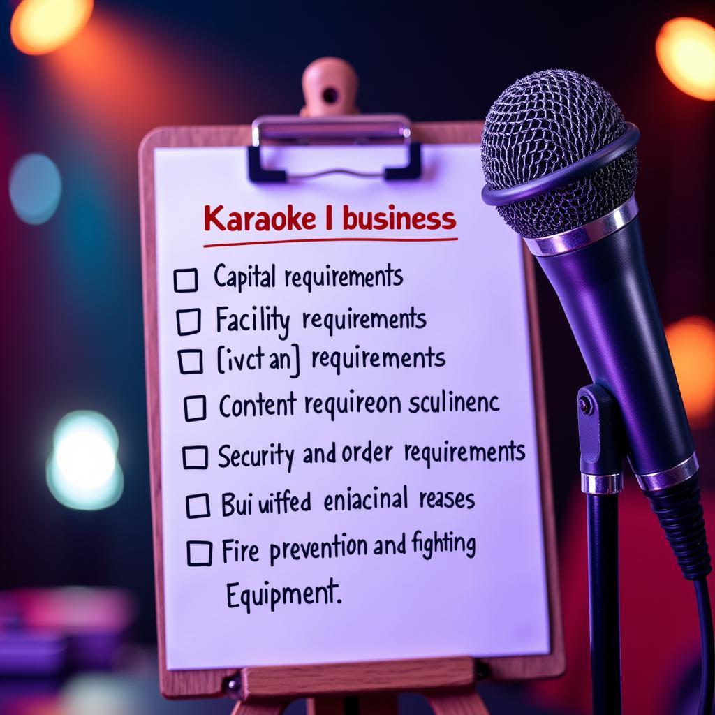 Điều kiện kinh doanh karaoke