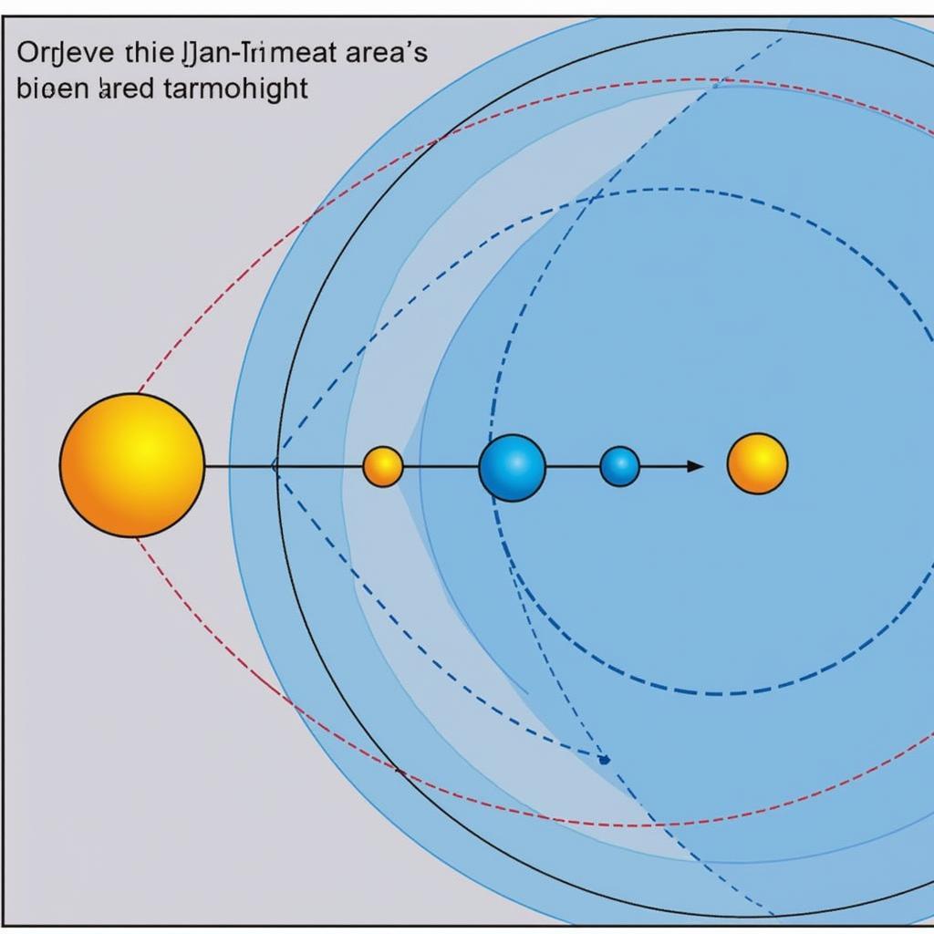 Minh họa Định luật 2 Kepler