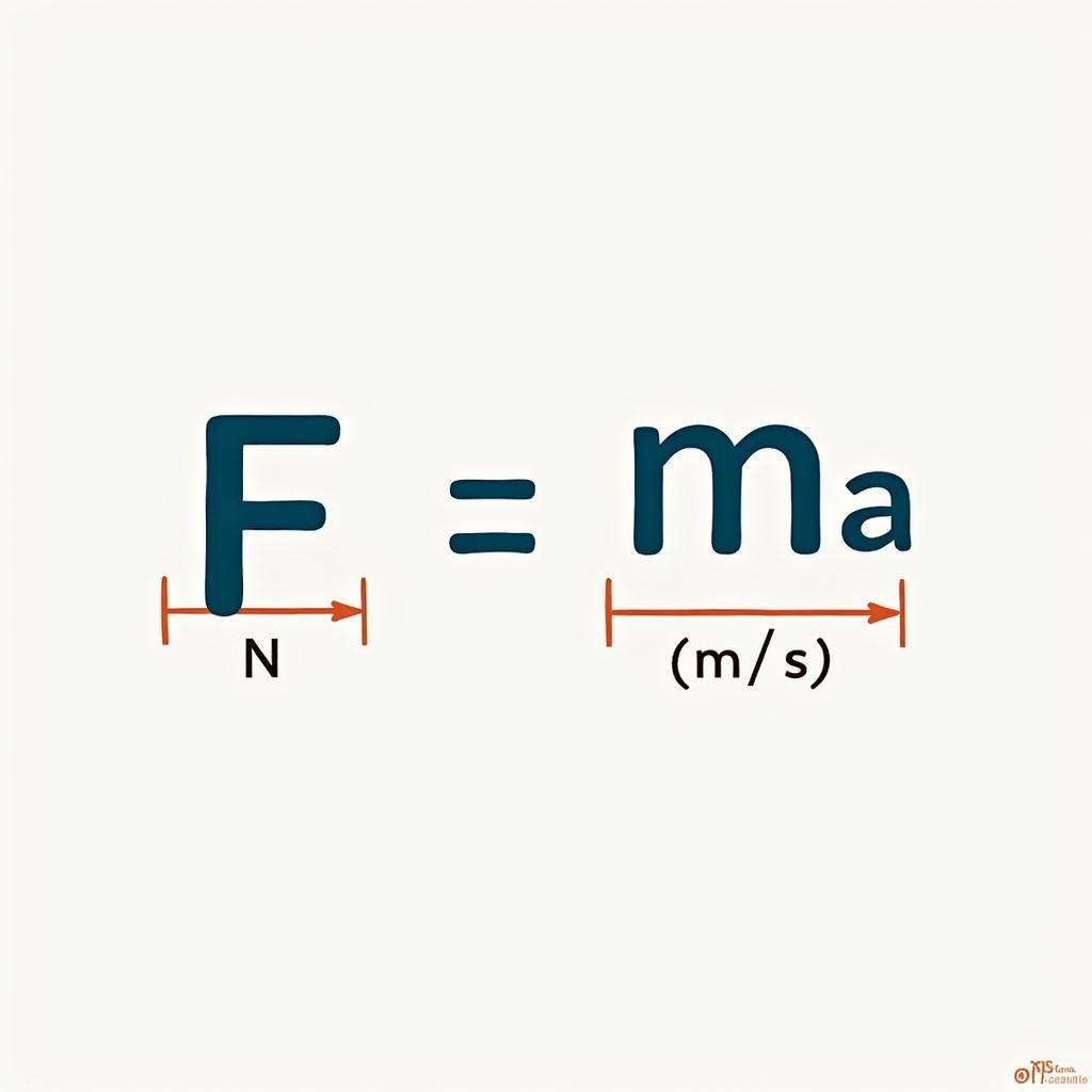 Công thức Định Luật 2 Newton