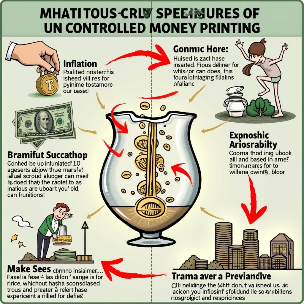 Consequences of uncontrolled money printing