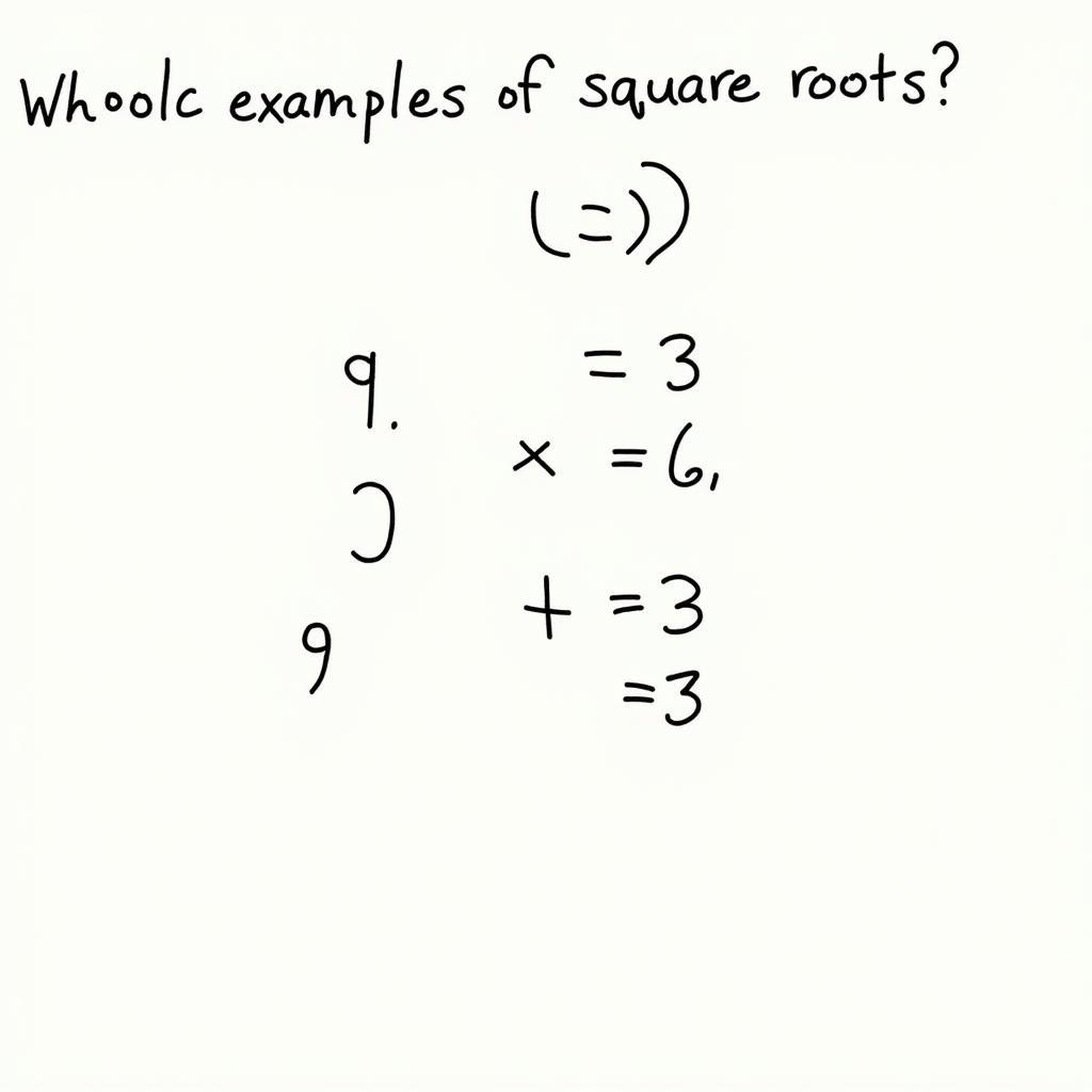 Basic Square Roots