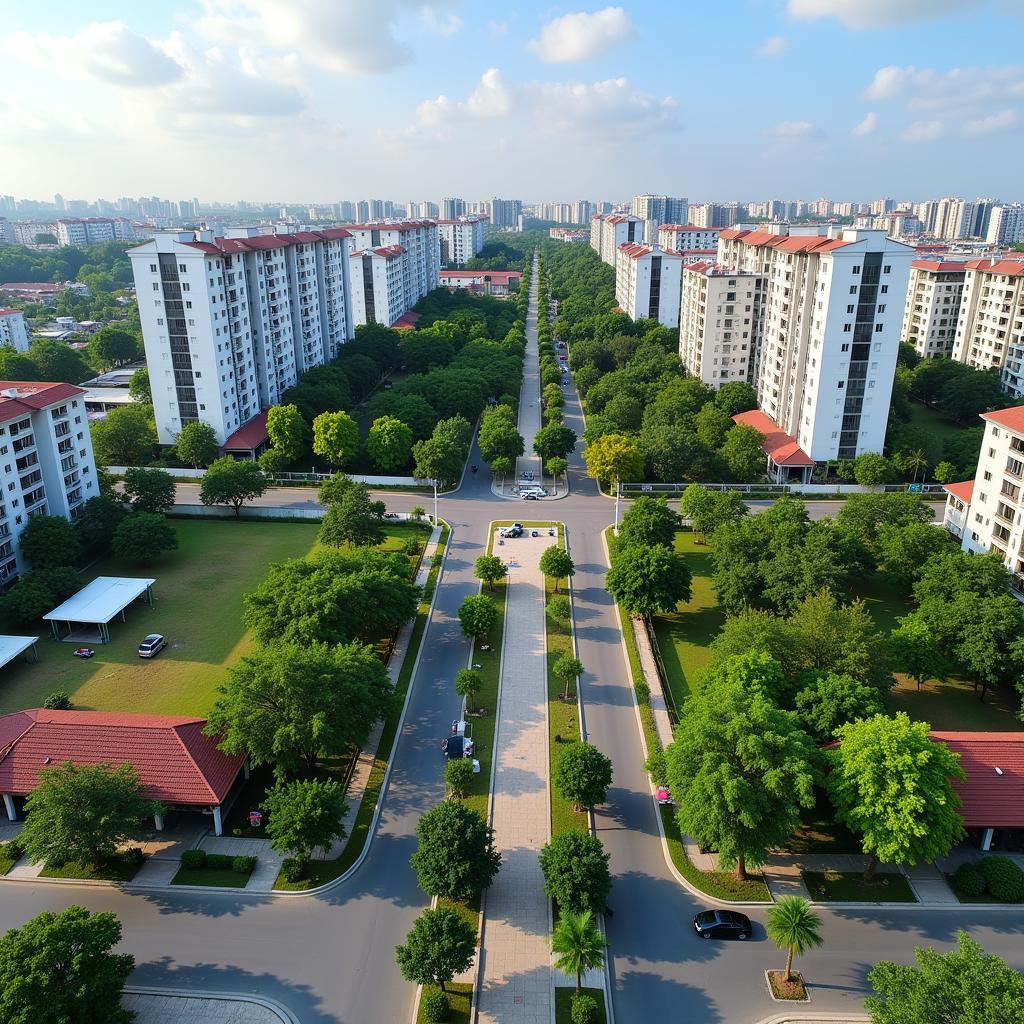 Khung cảnh khu vực