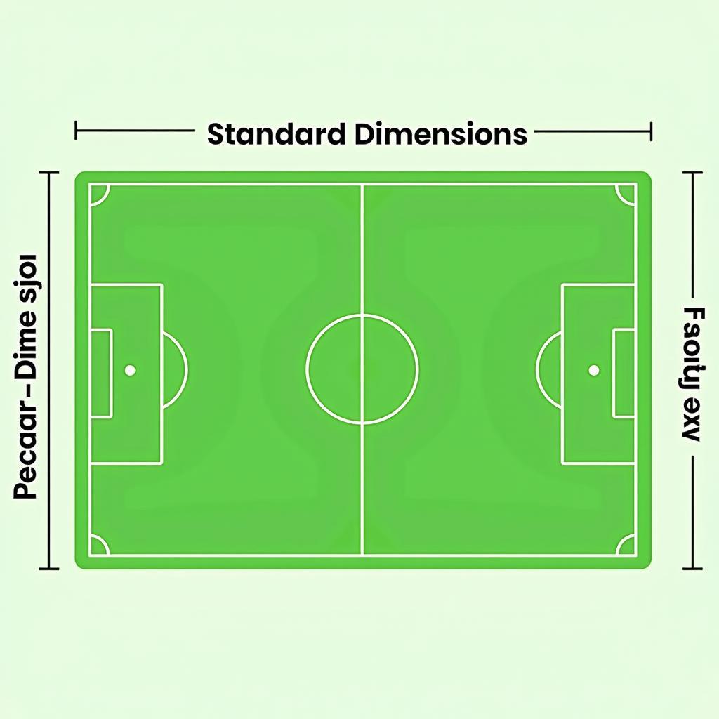 Kích thước sân bóng tiêu chuẩn IDVN