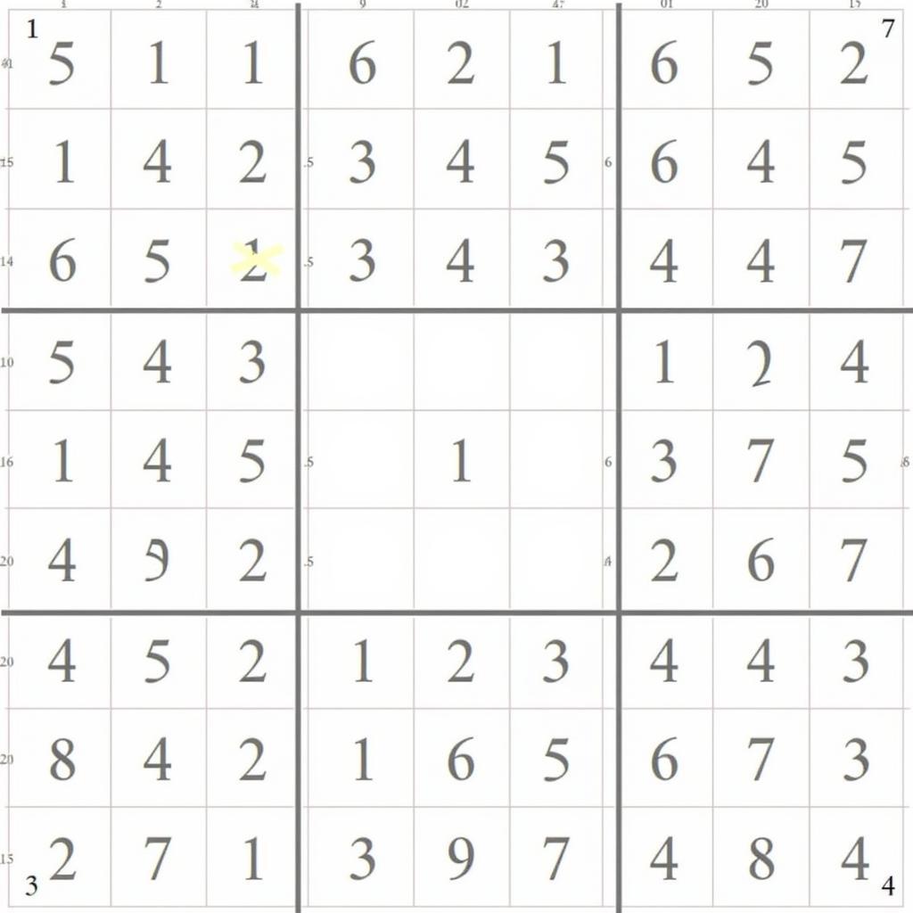 Kỹ thuật giải Sudoku X-Wing