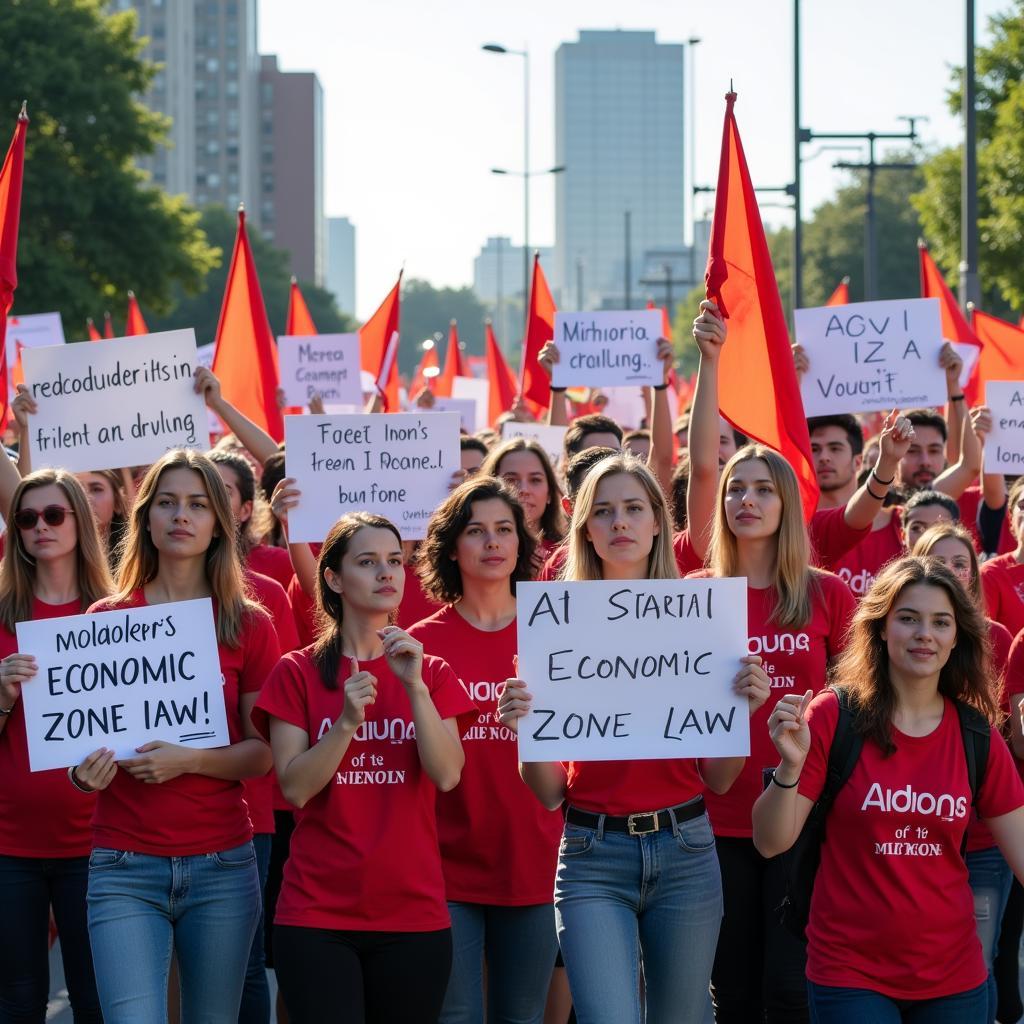 Wave of protests against the Special Economic Zone Law