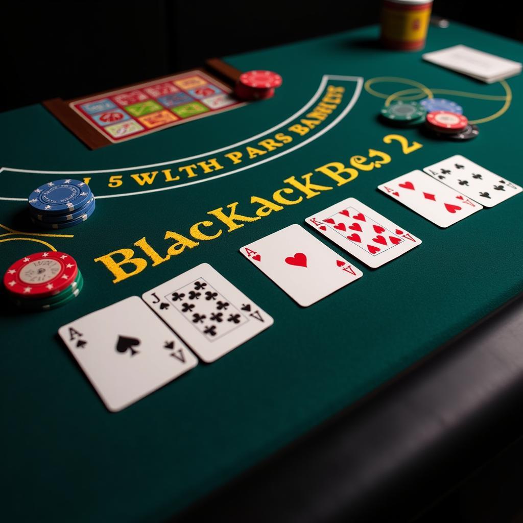 Luật chơi blackjack bàn chơi