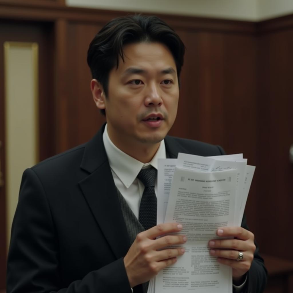 Luật sư Song Woo-seok trong phim Attorney