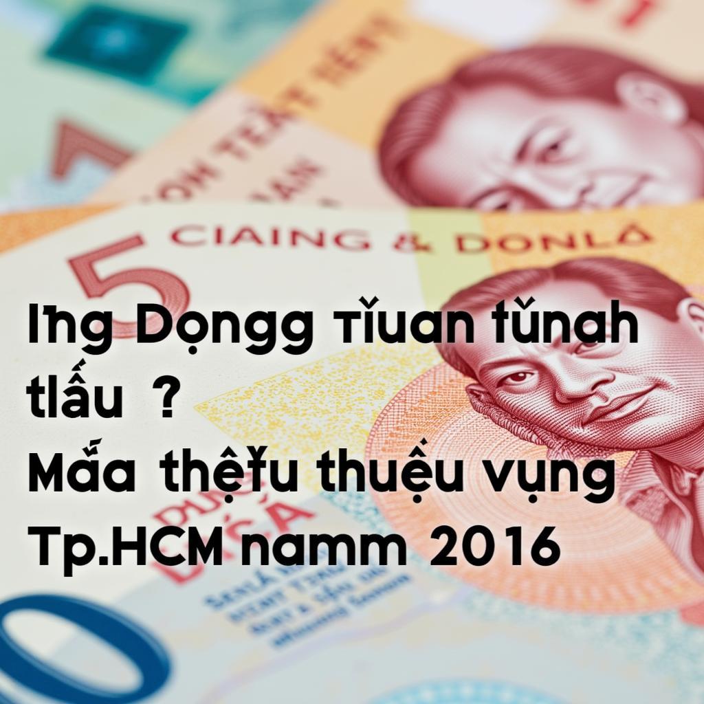 Mức Lương Tối Thiểu Vùng Tp.HCM Năm 2016