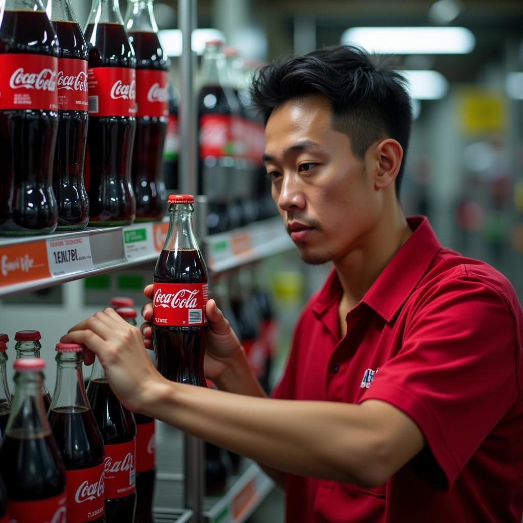 Kiểm tra chất lượng sản phẩm Coca Cola