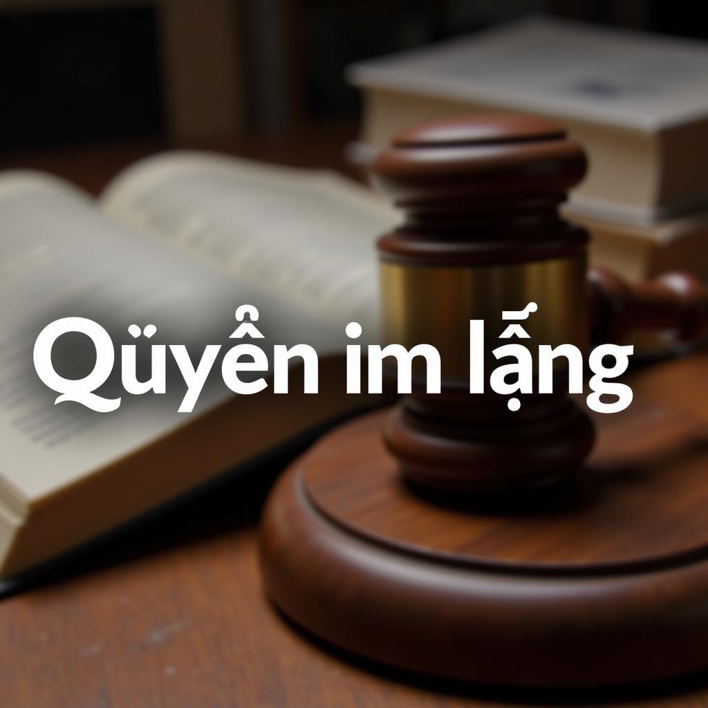 Quyền im lặng trong tố tụng hình sự