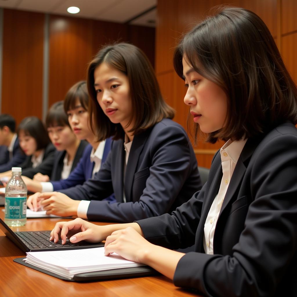 Law Students in Hanoi