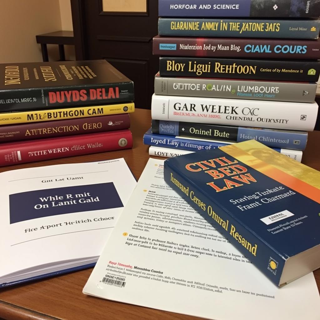 Civil Law study materials