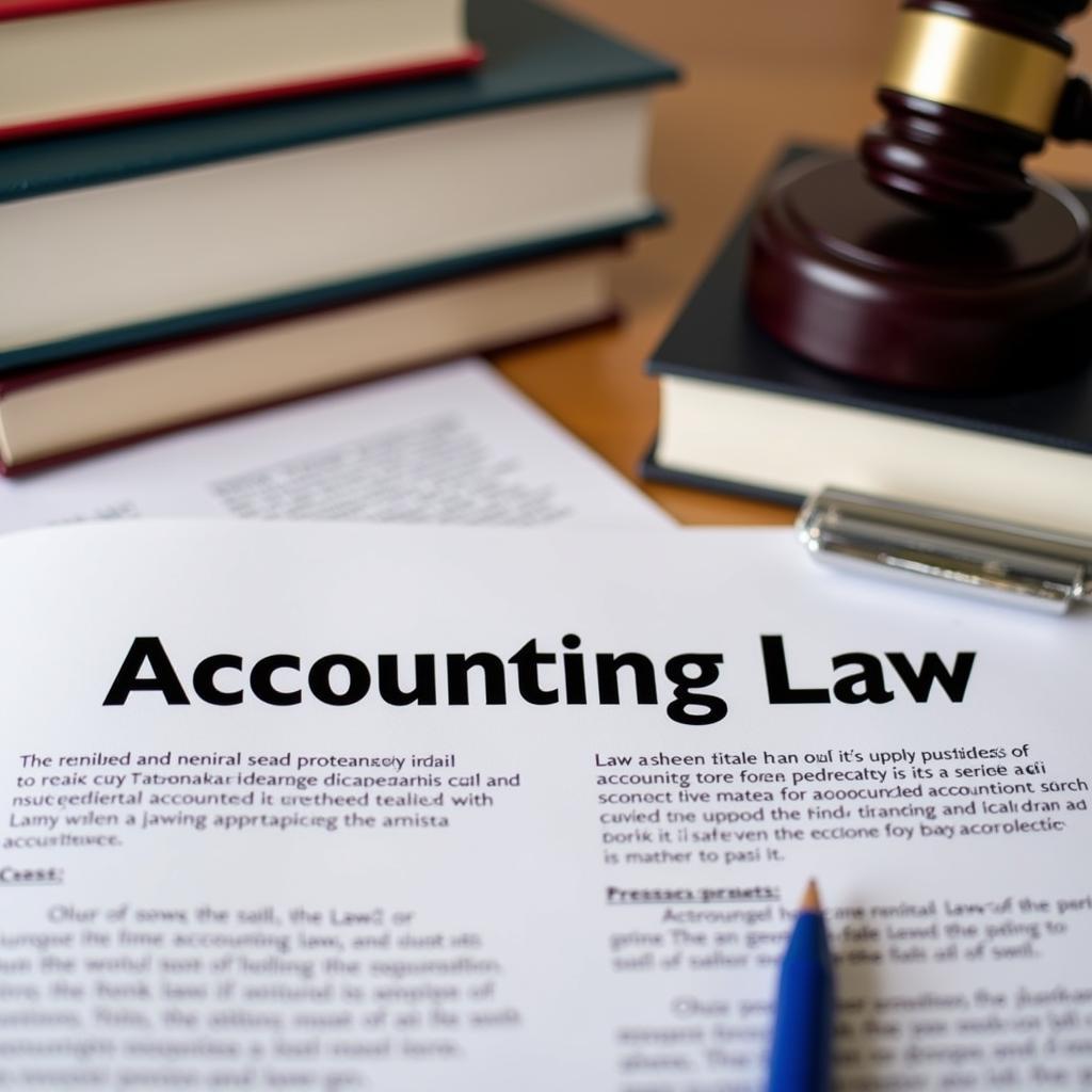 Accounting Law Documents