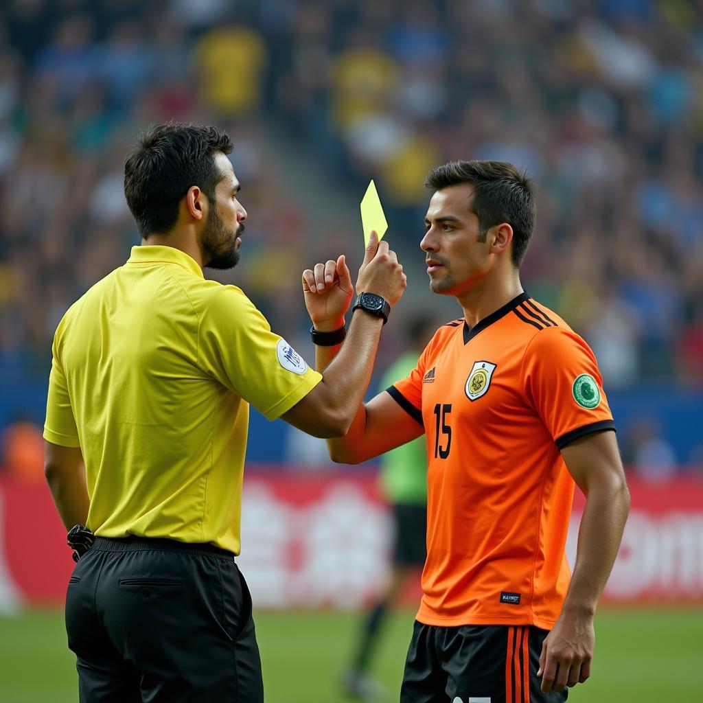 Yellow Card Disciplinary Action