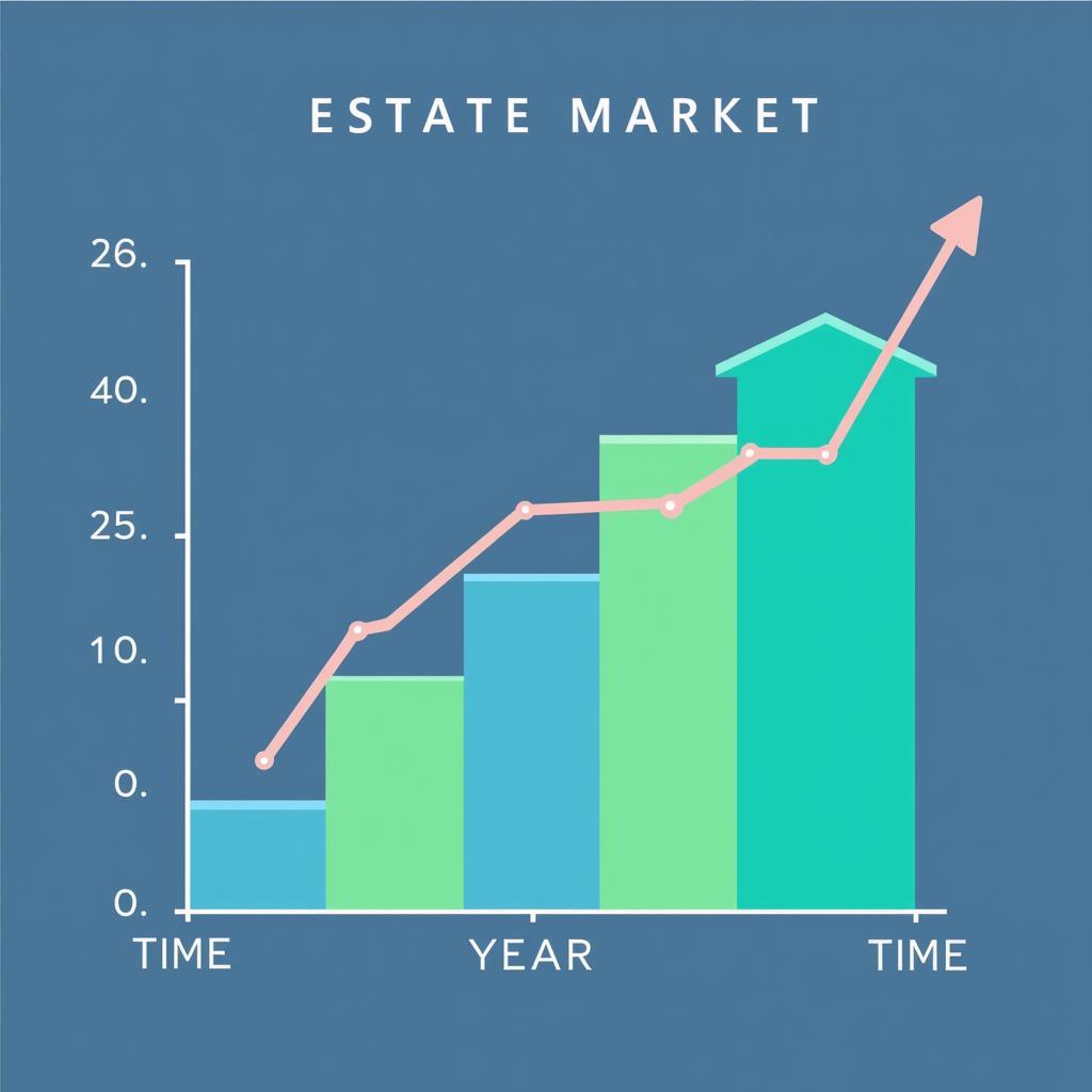 Biểu đồ tăng trưởng thị trường bất động sản
