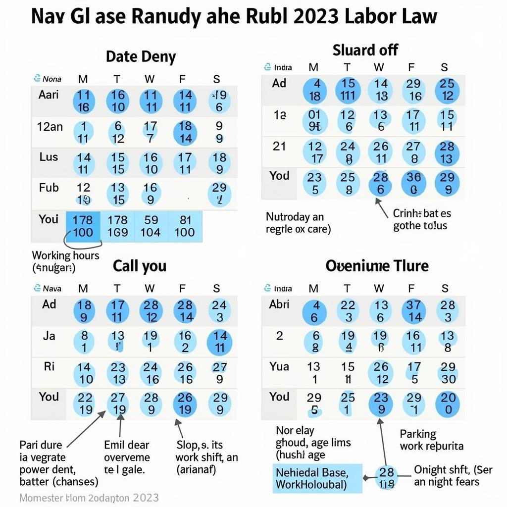 Thời gian làm việc theo luật lao động 2023