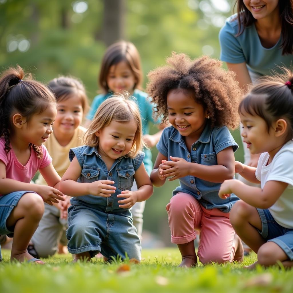 Children being protected from violence