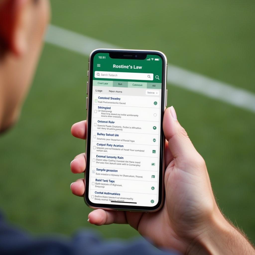 Football Law App