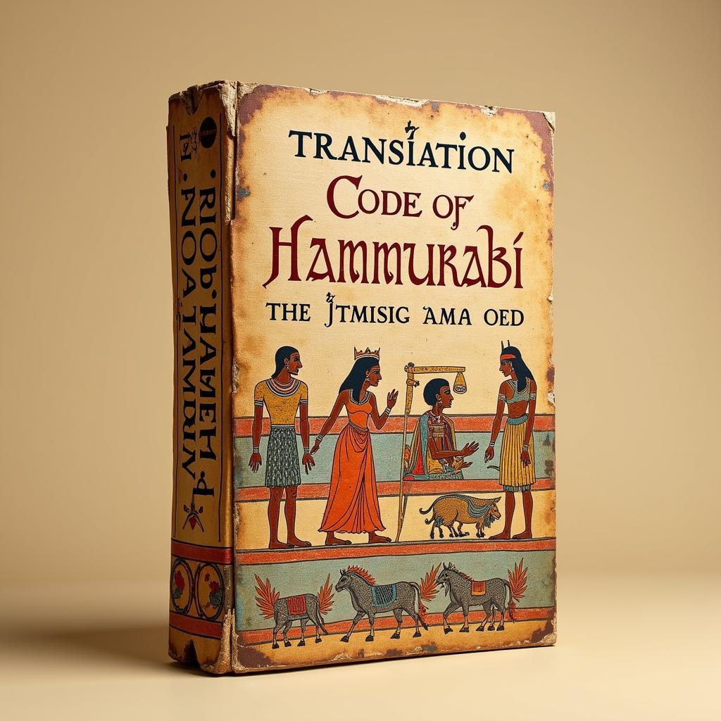 Bản dịch Bộ luật Hammurabi - Bìa sách