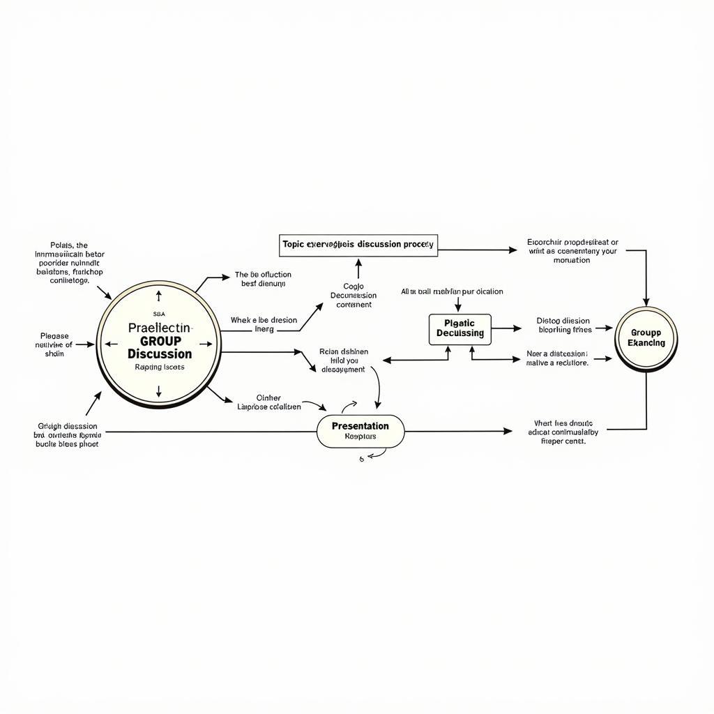 Các bước xây dựng báo cáo thảo luận nhóm: Sơ đồ minh họa các bước cần thiết để xây dựng một báo cáo thảo luận nhóm hiệu quả, từ việc xác định chủ đề đến việc trình bày báo cáo.