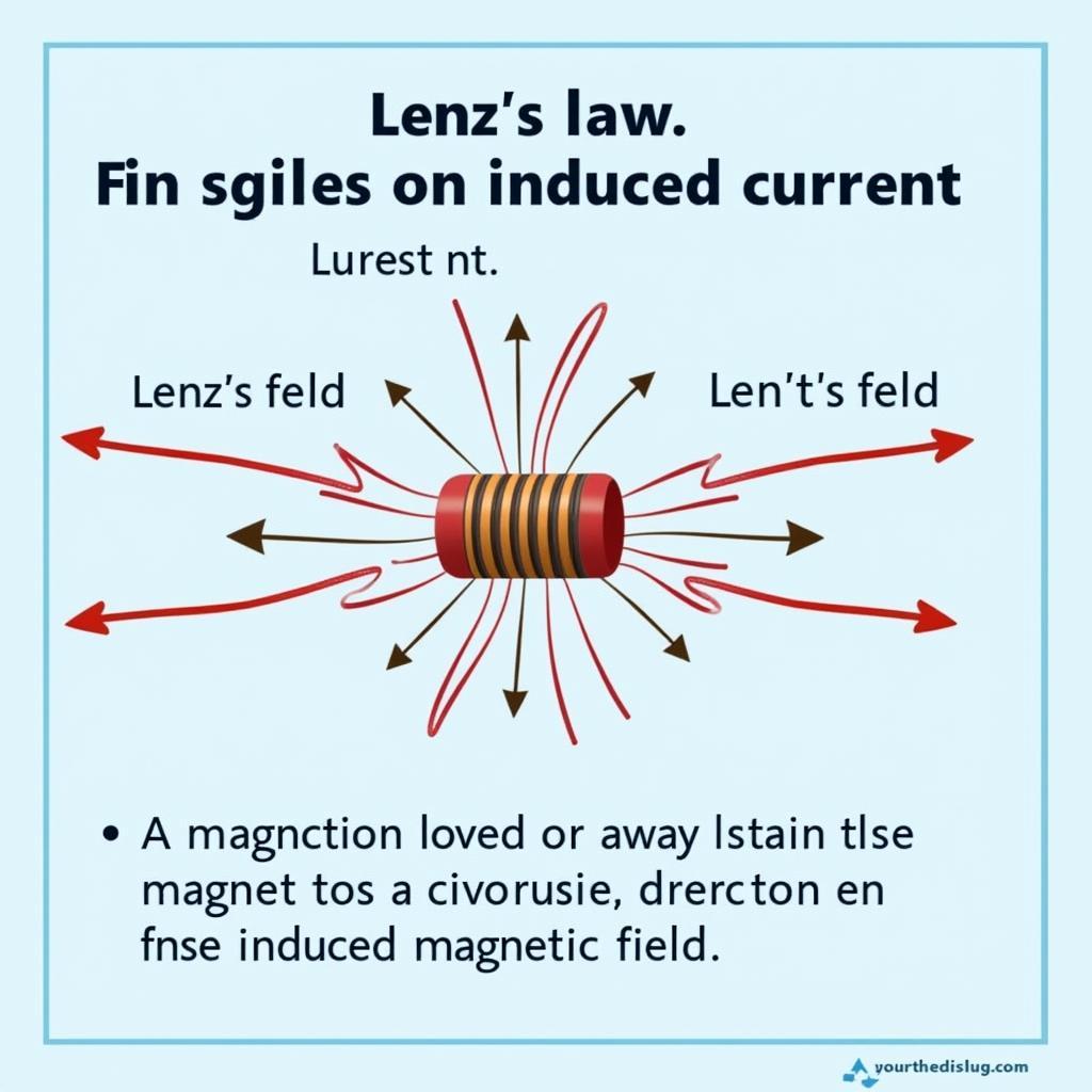 Chiều dòng điện cảm ứng theo định luật Lenz