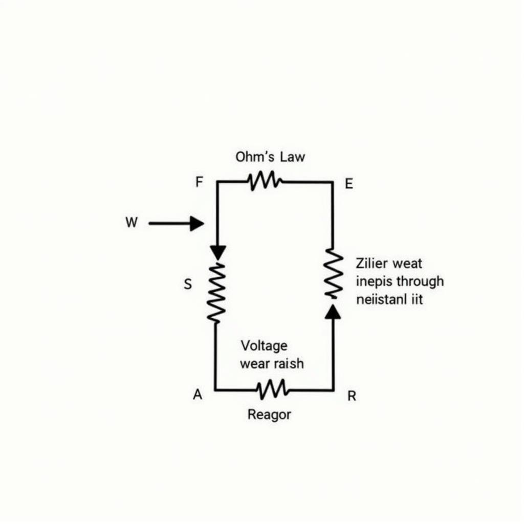 Minh họa Định Luật Ohm trong Mạch Điện Đơn Giản