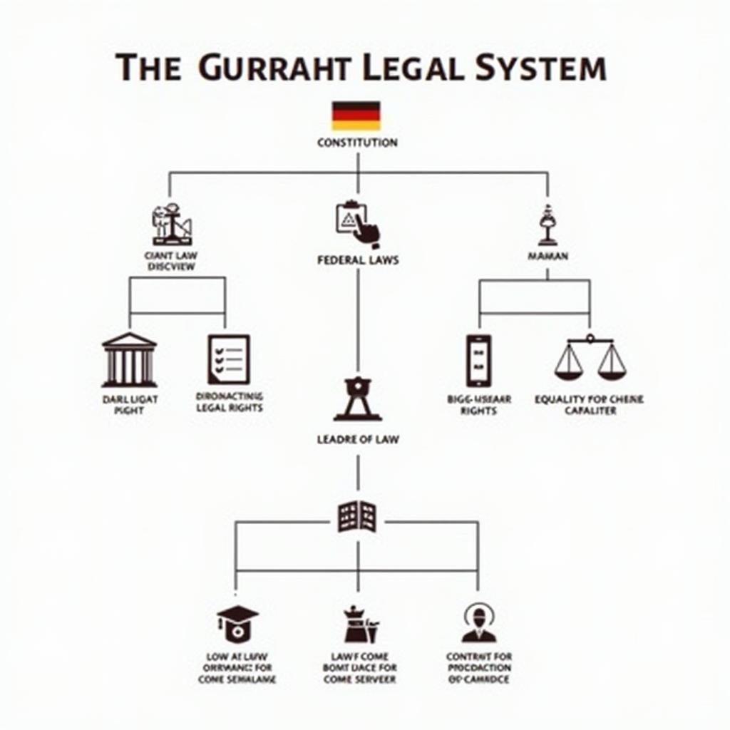 Hệ thống pháp luật Đức: Sơ đồ minh họa cấu trúc và các nguyên tắc cơ bản