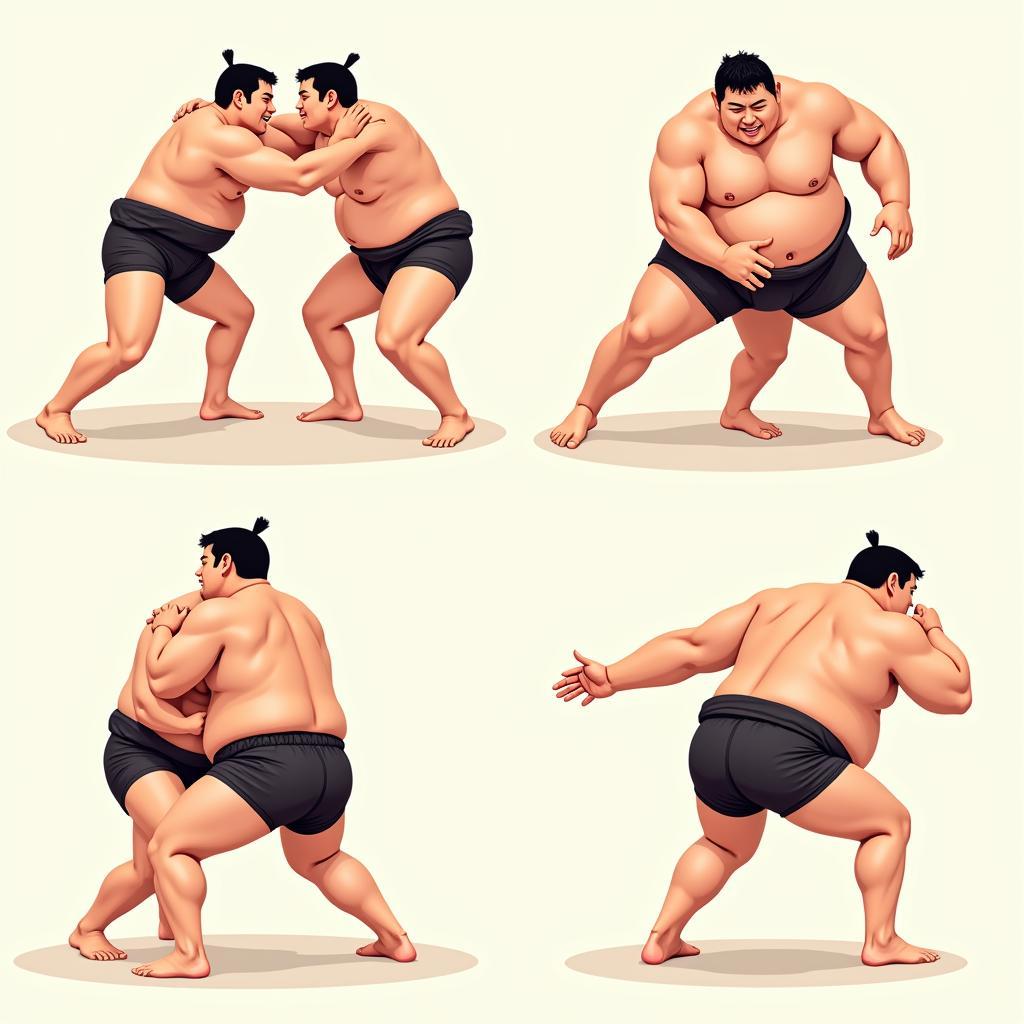 Kỹ Thuật Đẩy Và Ném Trong Sumo