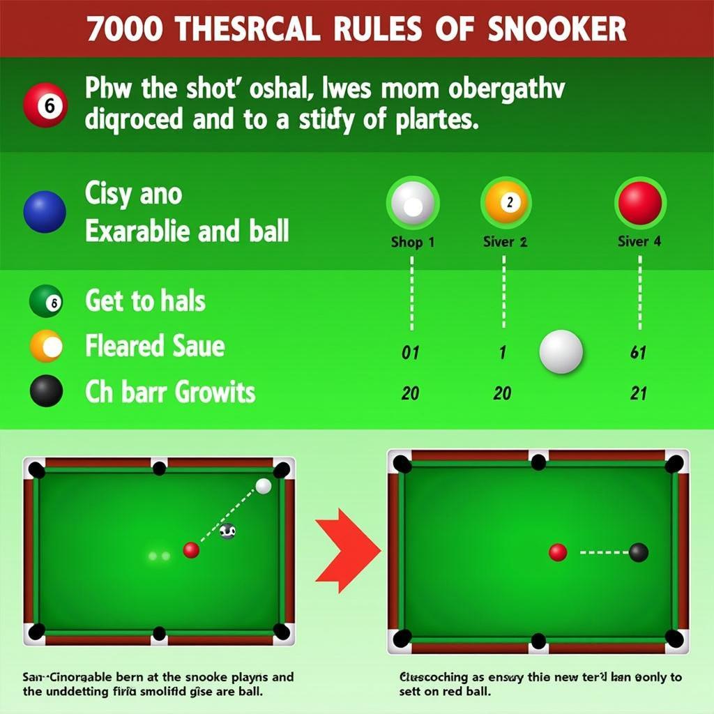 Luật chơi snooker cơ bản