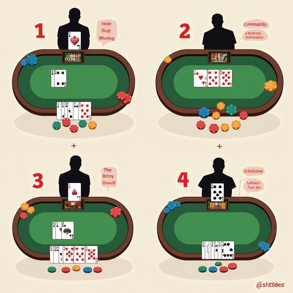 Luật chơi xì tố Texas Hold'em