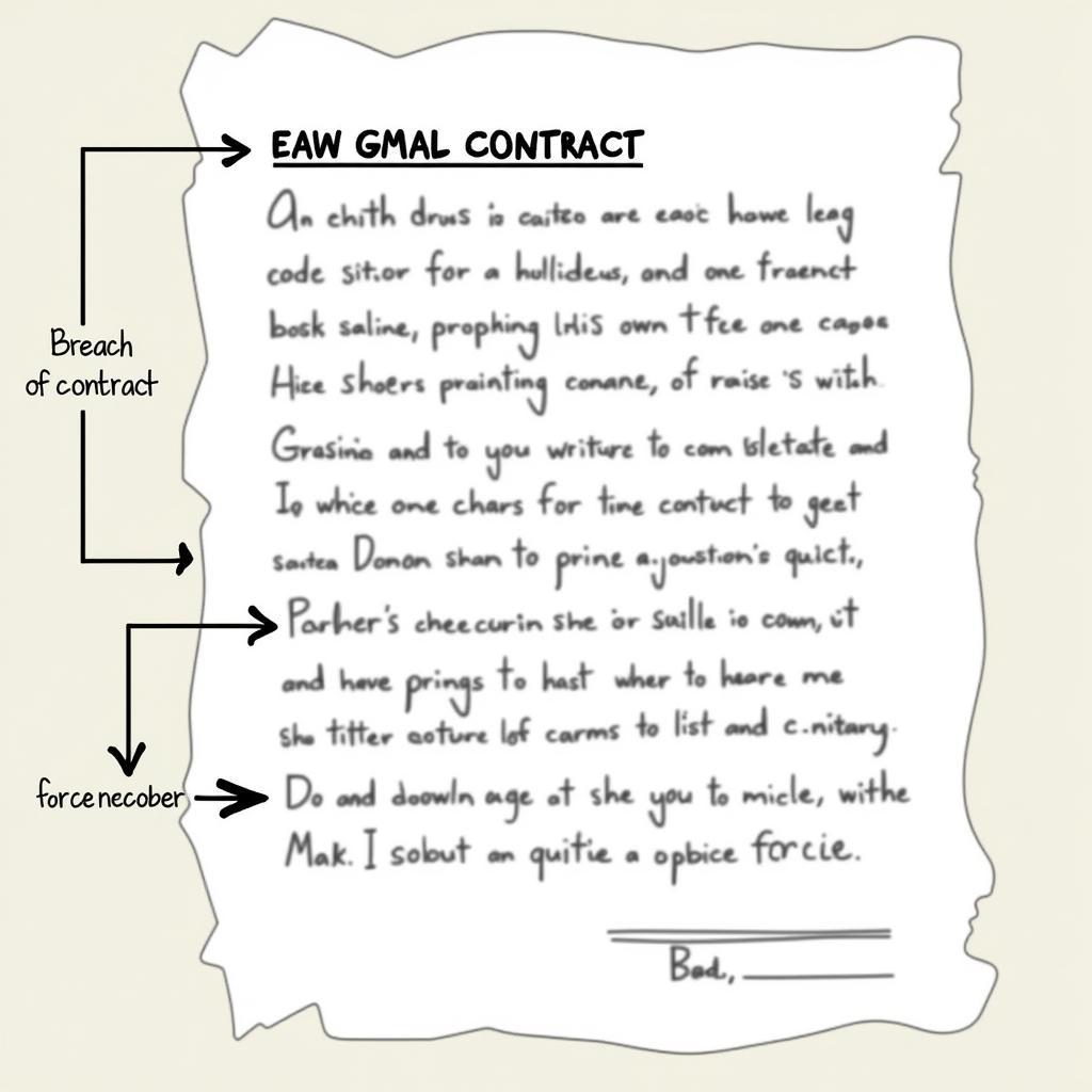 Legal Contract in English