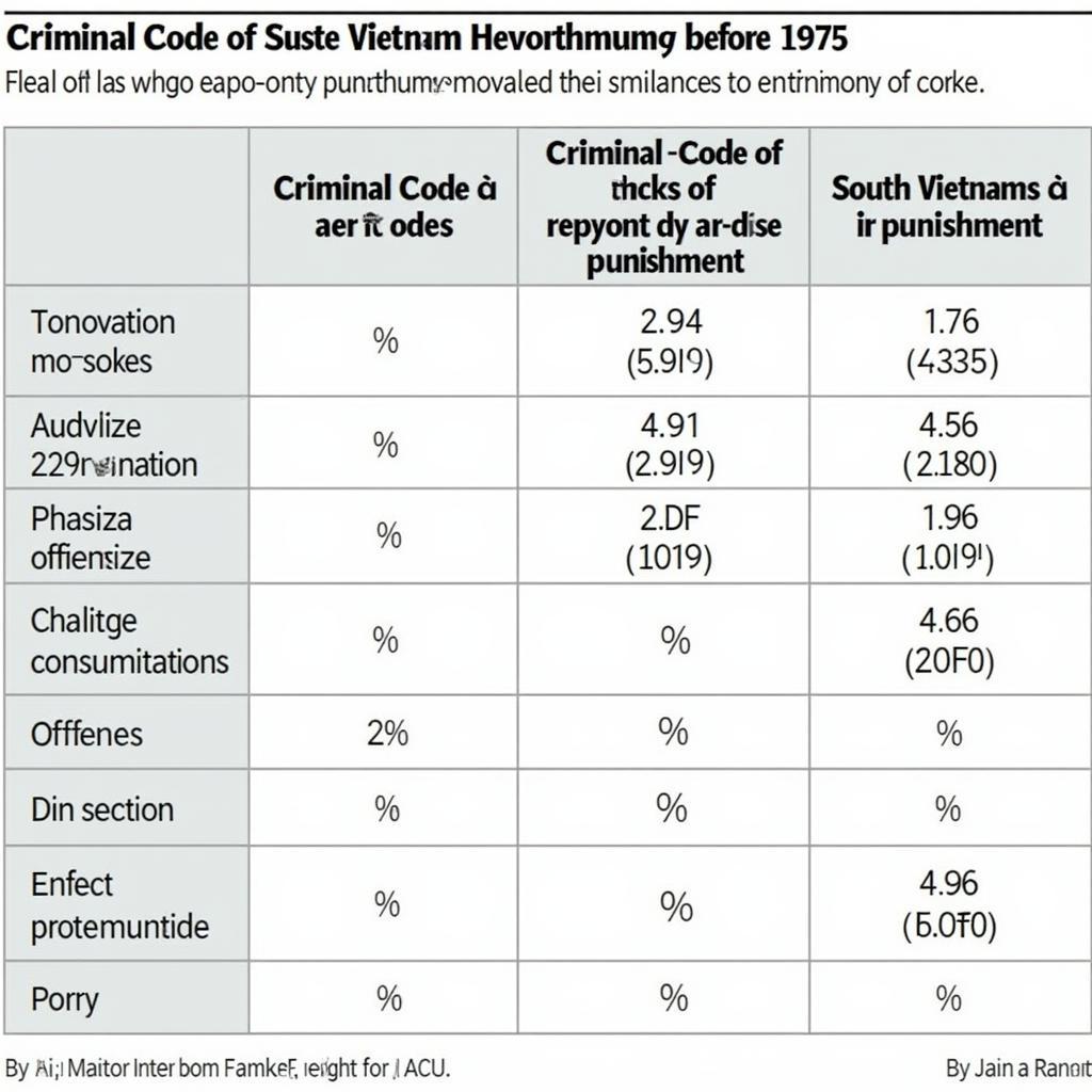 So Sánh Hình Phạt Bộ Luật Hình Sự Miền Nam 1975