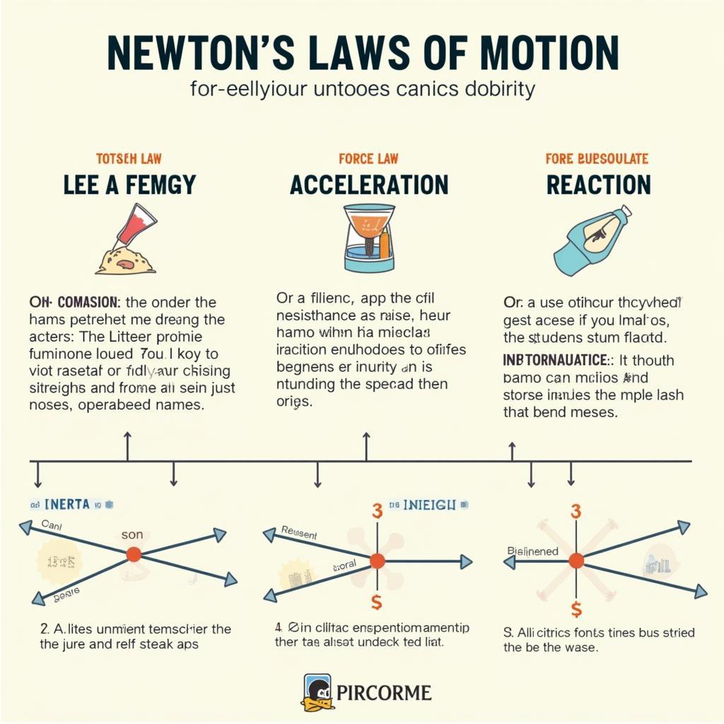 Tổng quan ba định luật Newton