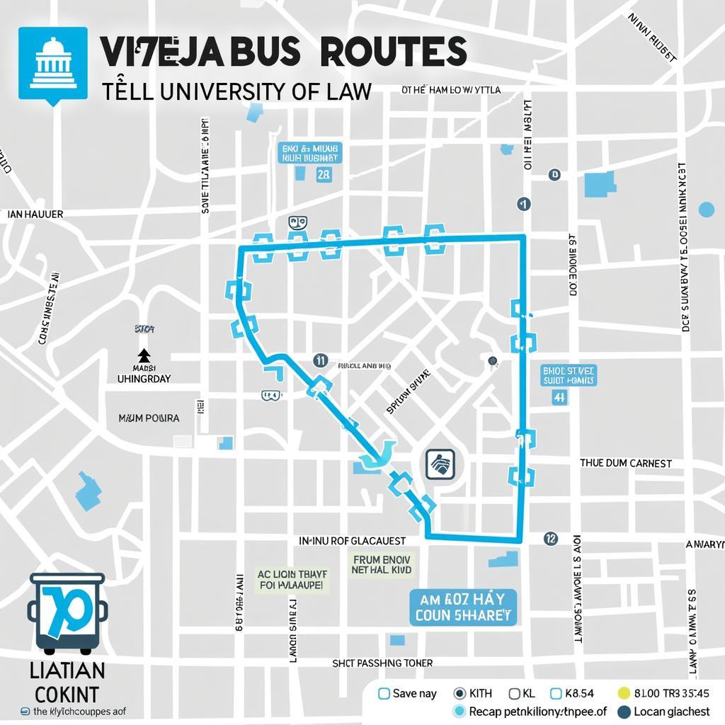 Tuyến xe bus từ Đại học Luật đến Chợ Thủ Đức