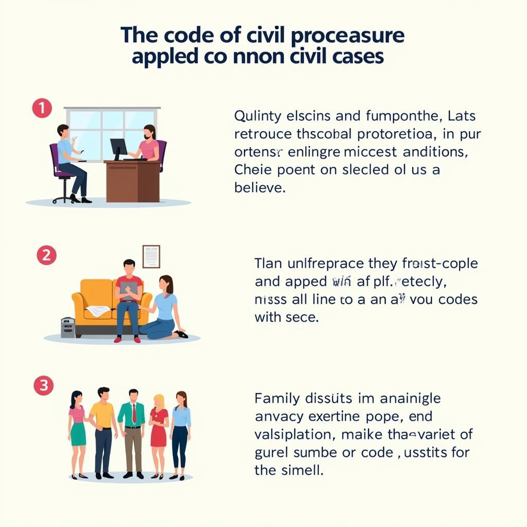 Ứng dụng của Code of Civil Procedure trong các vụ việc dân sự thường gặp