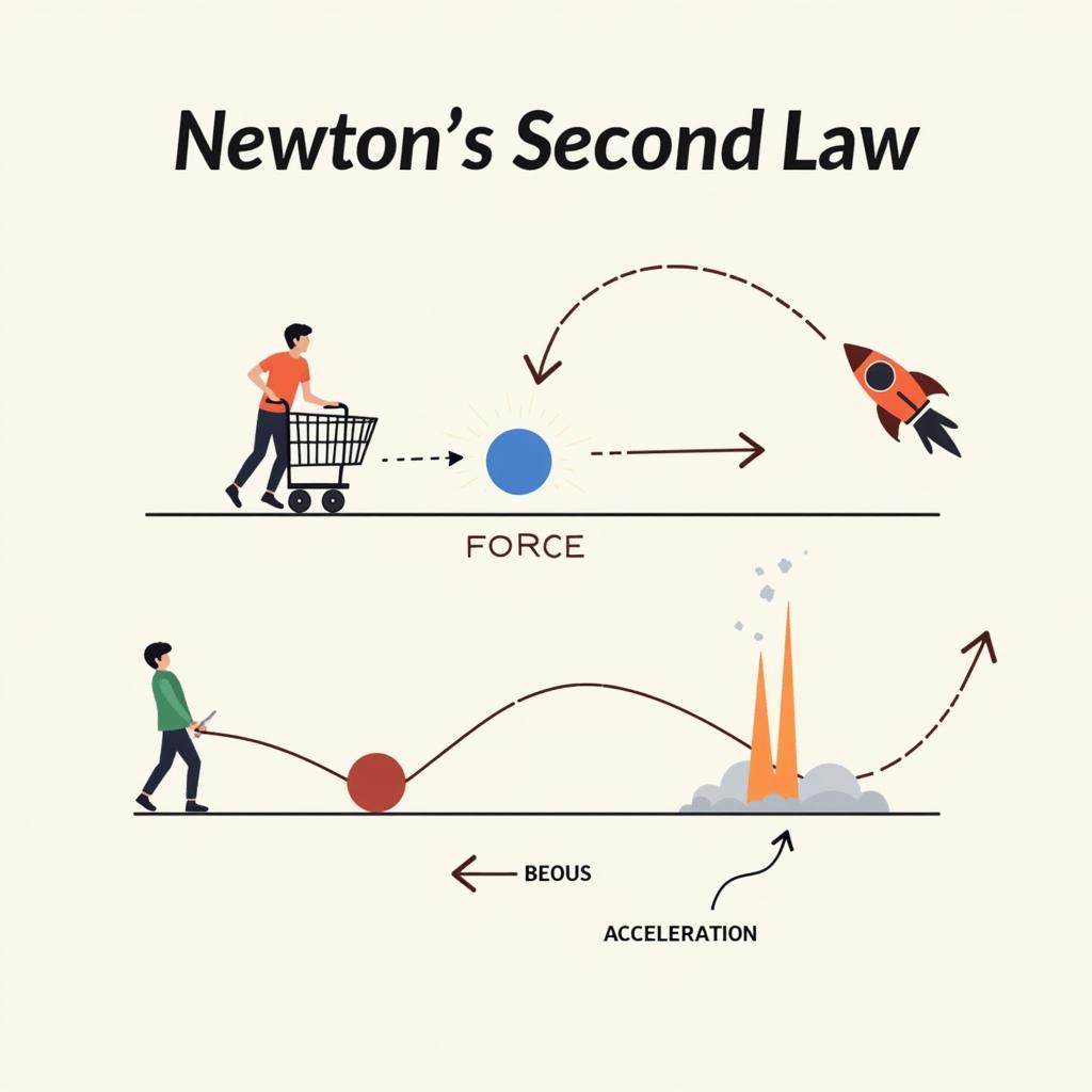 Định luật 2 Newton: F=ma