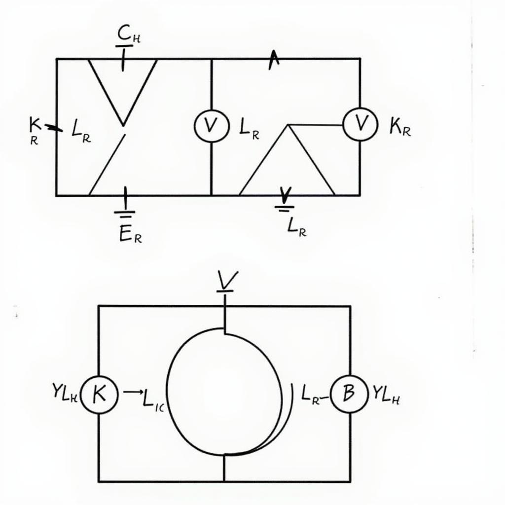 Minh họa định luật Kirchhoff KCL và KVL