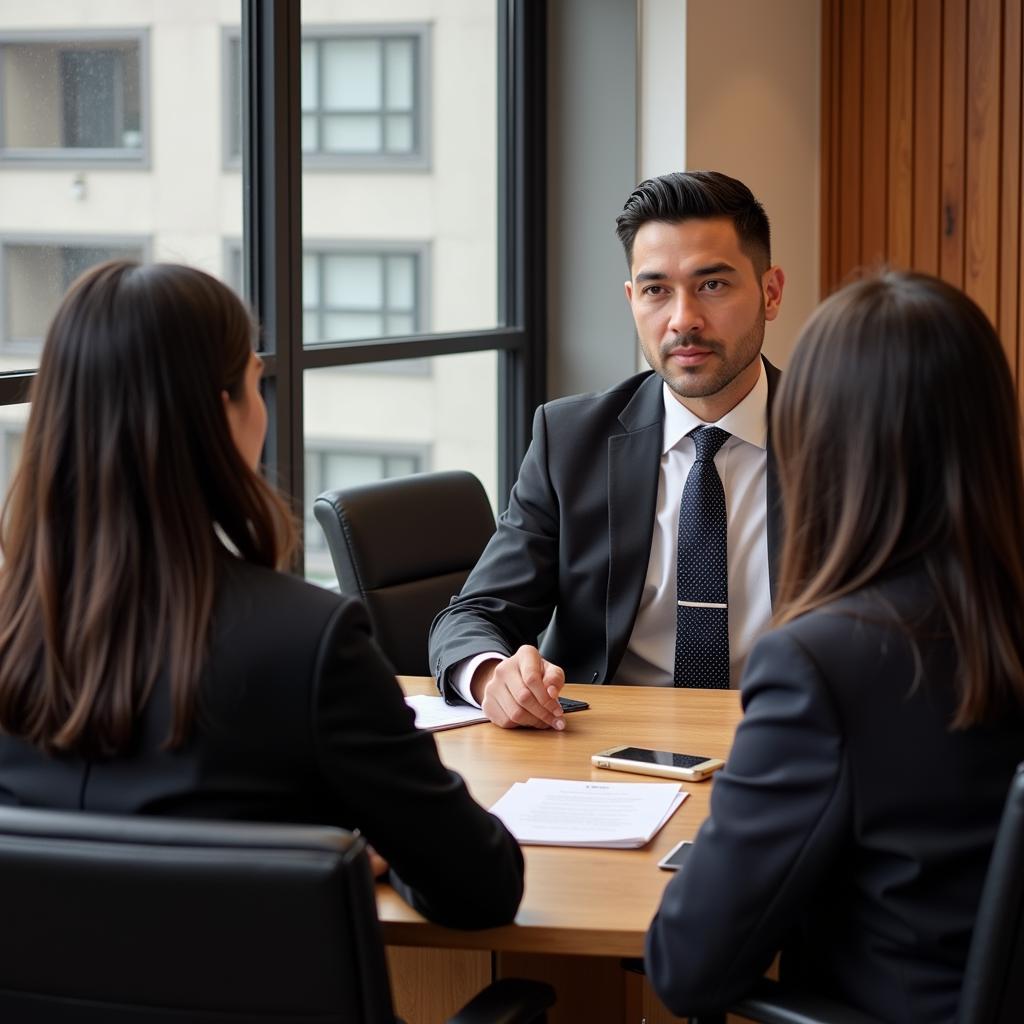 Đội ngũ luật sư của Indochine Counsel đang thảo luận về một vụ án, thể hiện sự chuyên nghiệp và tận tâm trong công việc.