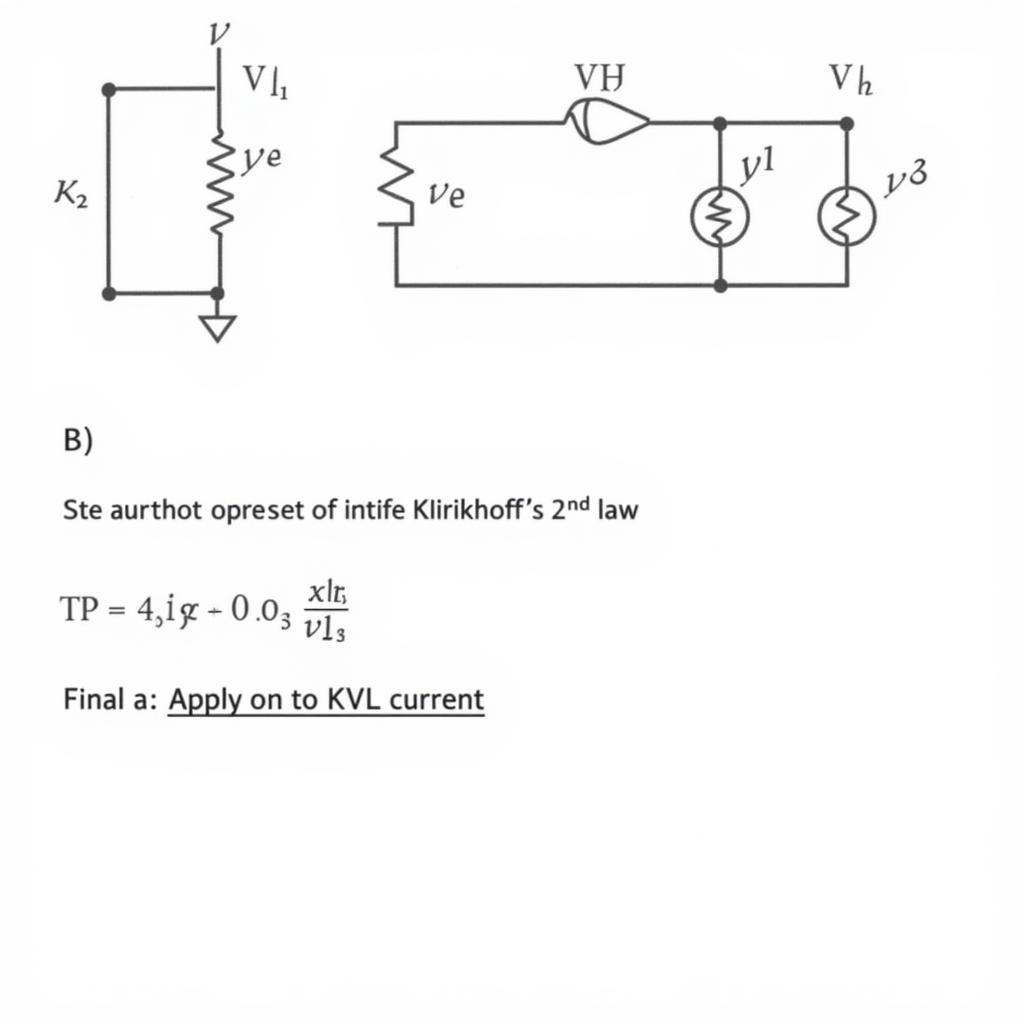 Giải bài tập Định luật Kirchhoff 2