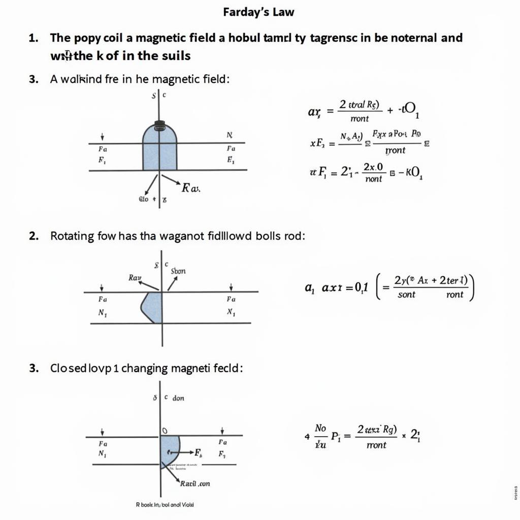 Các Dạng Bài Tập Định Luật Faraday