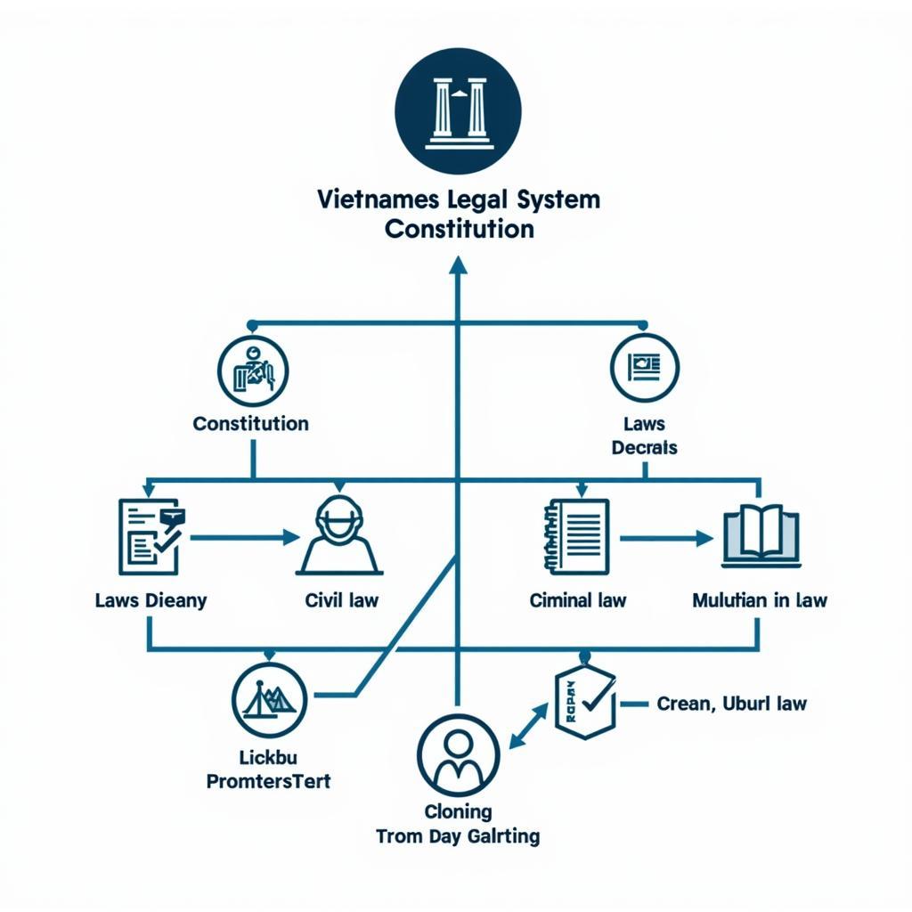 Hệ thống pháp luật Việt Nam: Sơ đồ minh họa