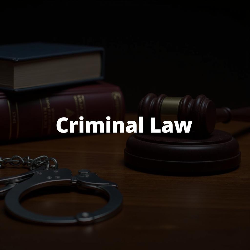 Hình ảnh minh họa về Luật Hình Sự (Criminal Law)