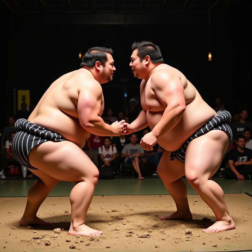 Sumo Wrestling Shikiri Ritual